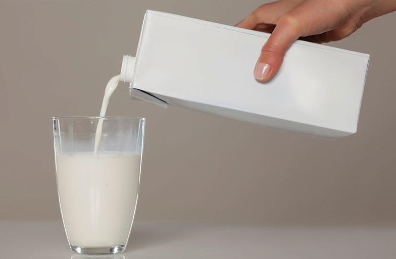 When you finish a carton of milk, empty and flatten it, then place into a paper recycling bin.